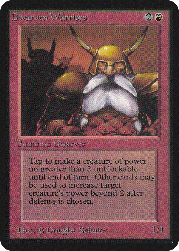 Dwarven Warriors (LEA-) - Limited Edition Alpha