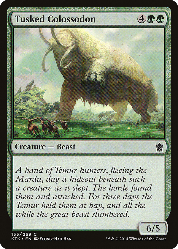 Tusked Colossodon (KTK-155) - Khans of Tarkir