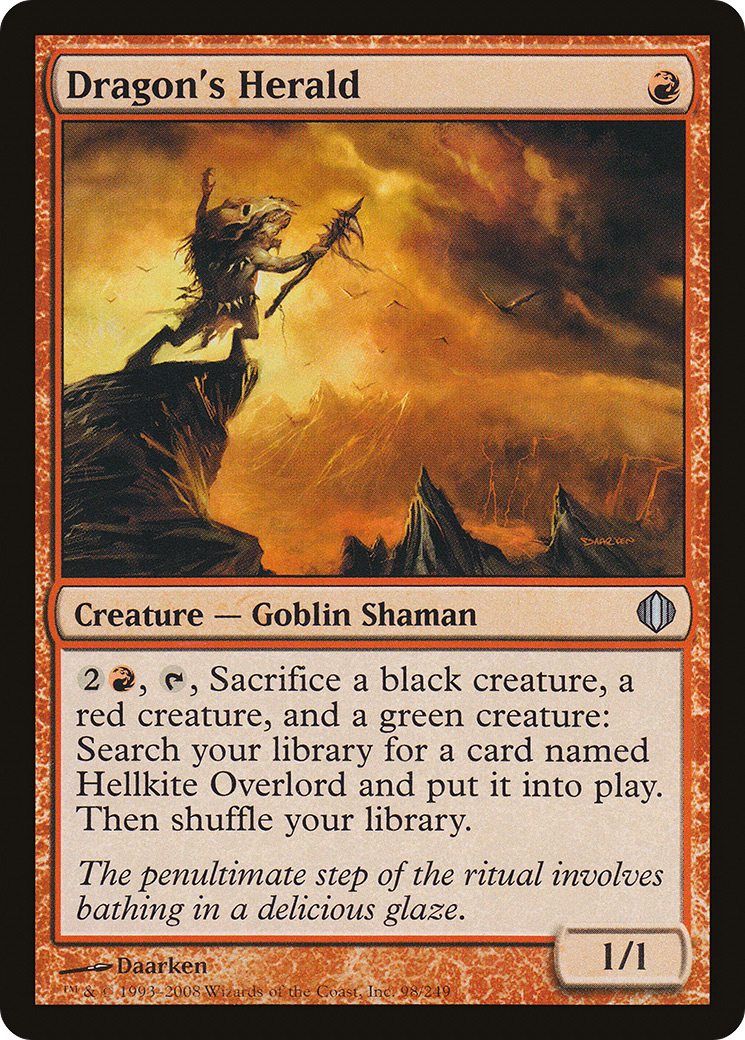Dragon's Herald (ALA-098) - Shards of Alara Foil