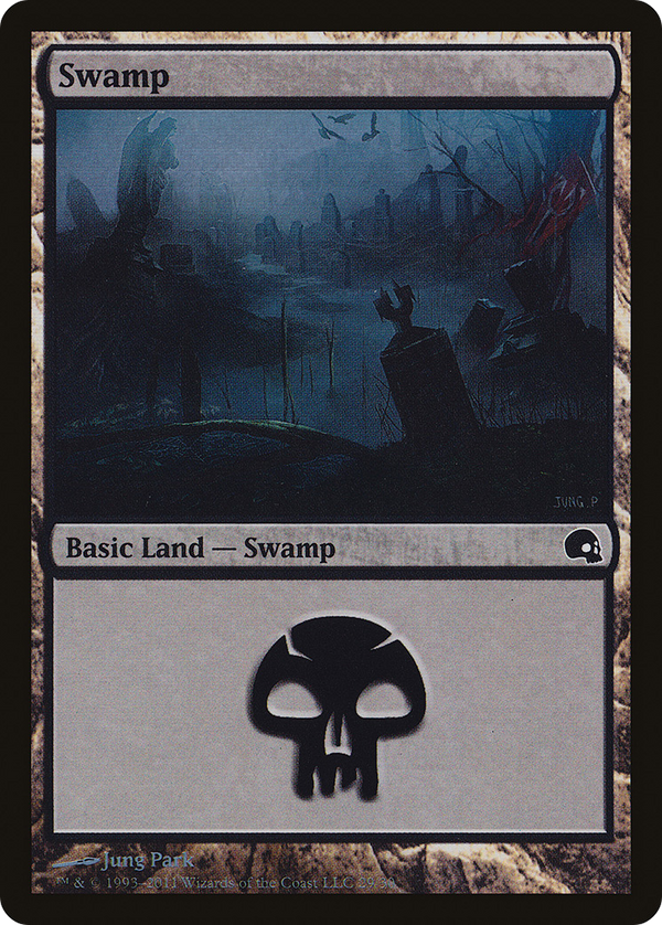 Swamp (29) (GRV-029) - Premium Deck Series: Graveborn Foil