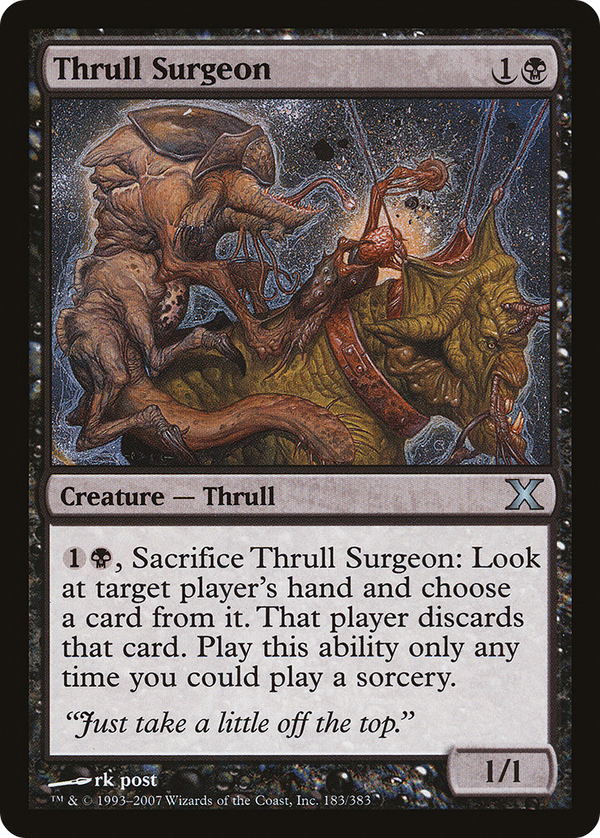 Thrull Surgeon (10E-183) - Tenth Edition Foil