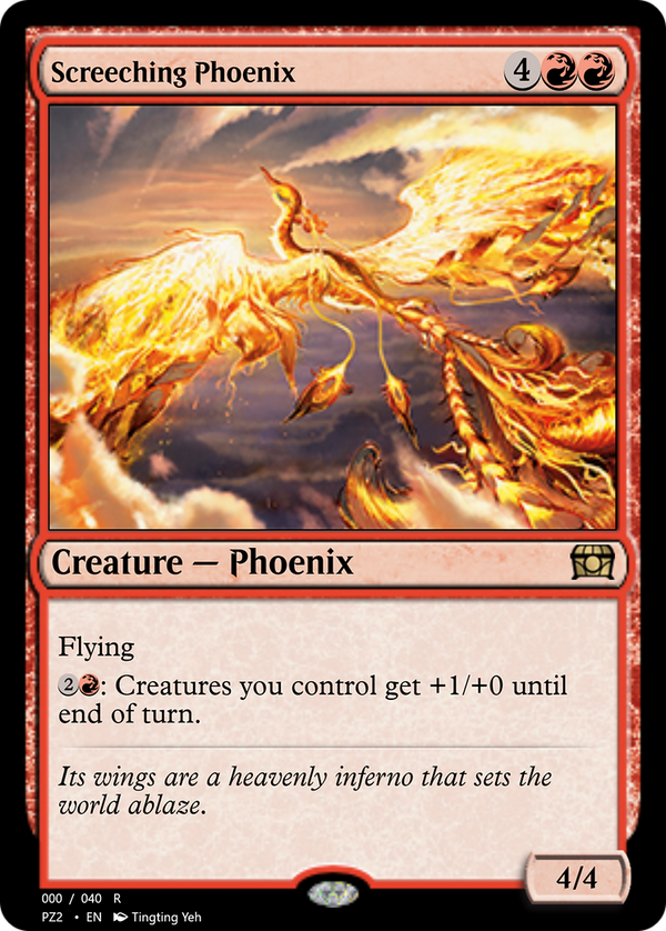 Screeching Phoenix (PZ2-70863) - Treasure Chest Foil