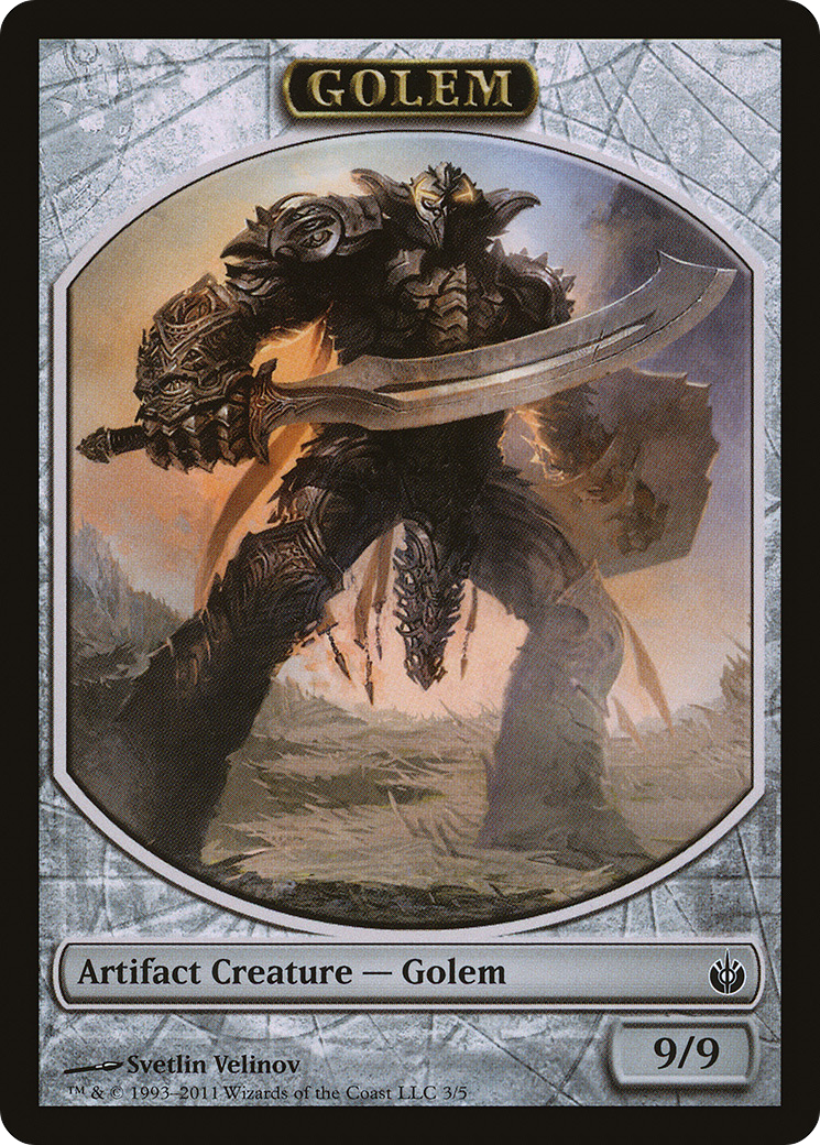 Golem Token (MBS-003) - Mirrodin Besieged Tokens