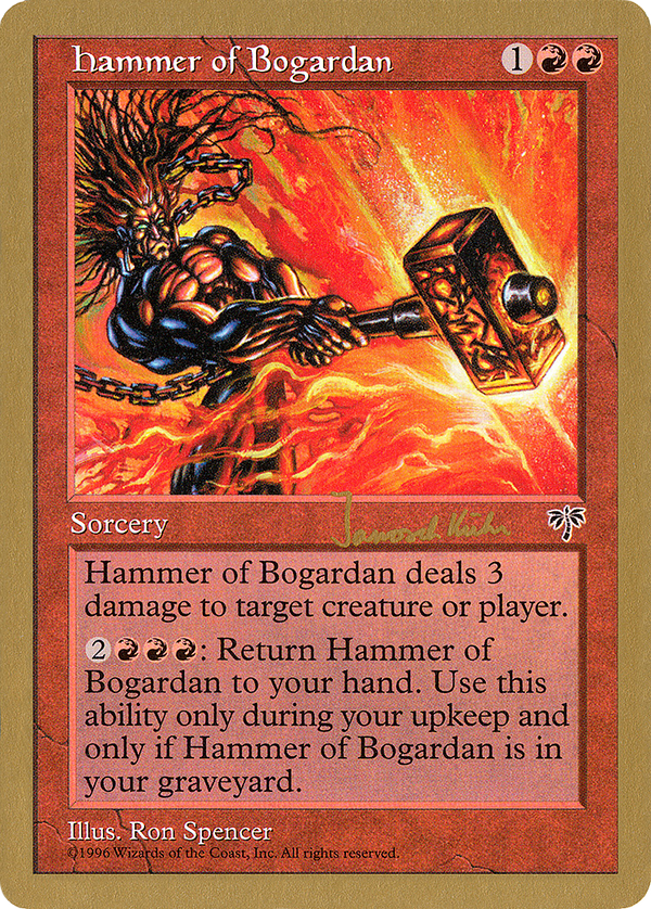 Hammer of Bogardan - 1997 Janosch Kuhn (MIR) (WCD-) - World Championship Decks 1997