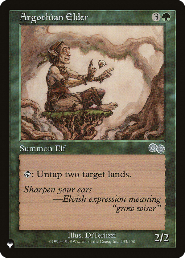 Argothian Elder (LIST-233/350) - The List