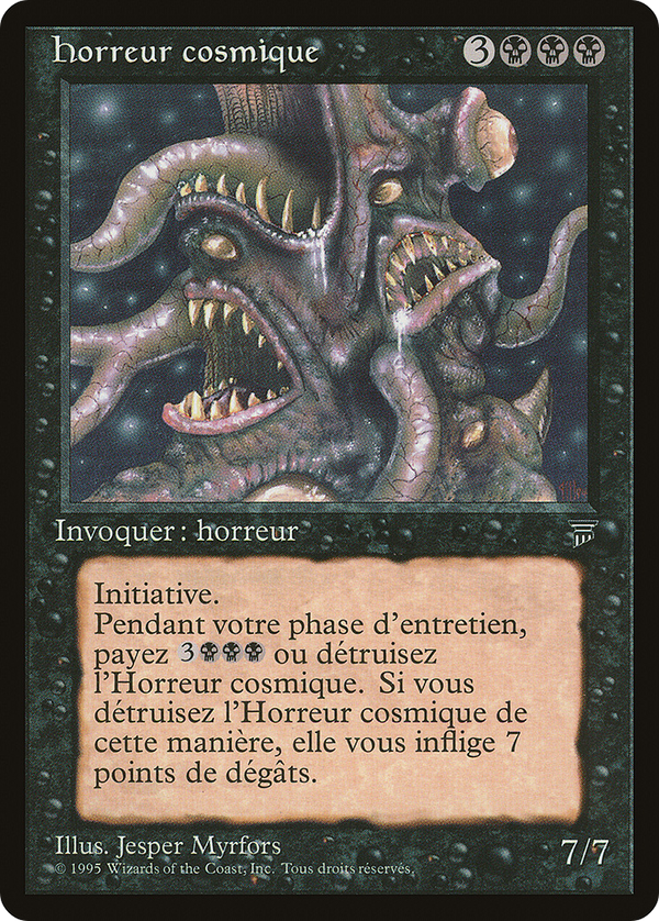 Cosmic Horror (French) - "horreur cosmique" (REN-) - Renaissance