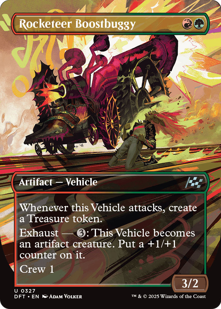 Rocketeer Boostbuggy (Borderless) (DFT-327) - Aetherdrift Foil