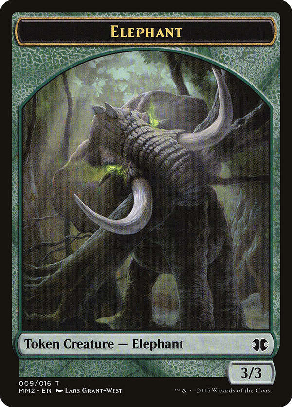 Elephant Token (MM2-009) - Modern Masters 2015 Tokens