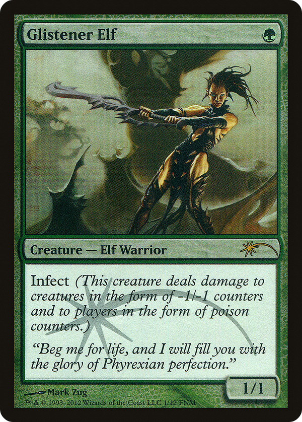 Glistener Elf (FNM-) - Friday Night Magic 2012 Foil