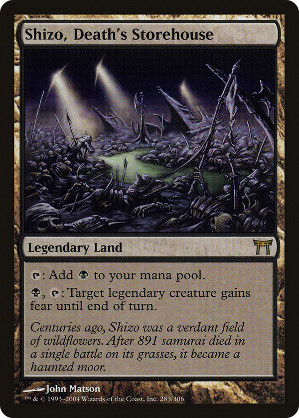 Shizo, Death's Storehouse (CHK-283) - Champions of Kamigawa Foil
