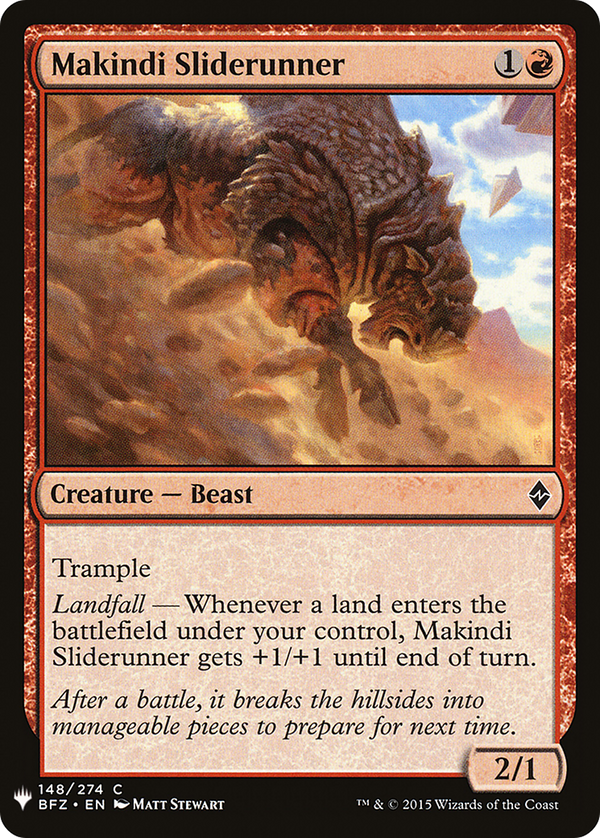 Makindi Sliderunner (LIST-148) - The List