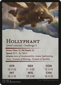 Lulu, Loyal Hollyphant // Lulu, Loyal Hollyphant (ACLB-018) - Battle for Baldur's Gate Art Series (Borderless)