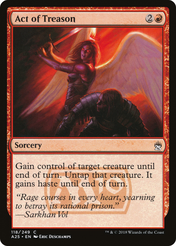 Act of Treason (A25-118) - Masters 25