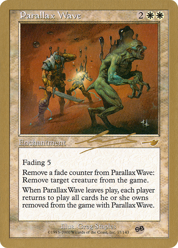 Parallax Wave - 2000 Nicolas Labarre (NMS) (SB) (WCD-) - World Championship Decks 2000