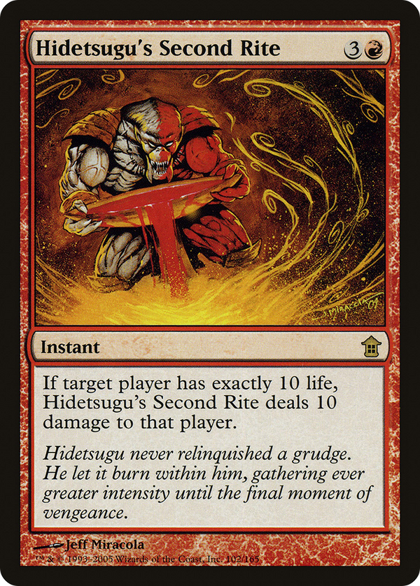 Hidetsugu's Second Rite (SOK-102) - Saviors of Kamigawa Foil
