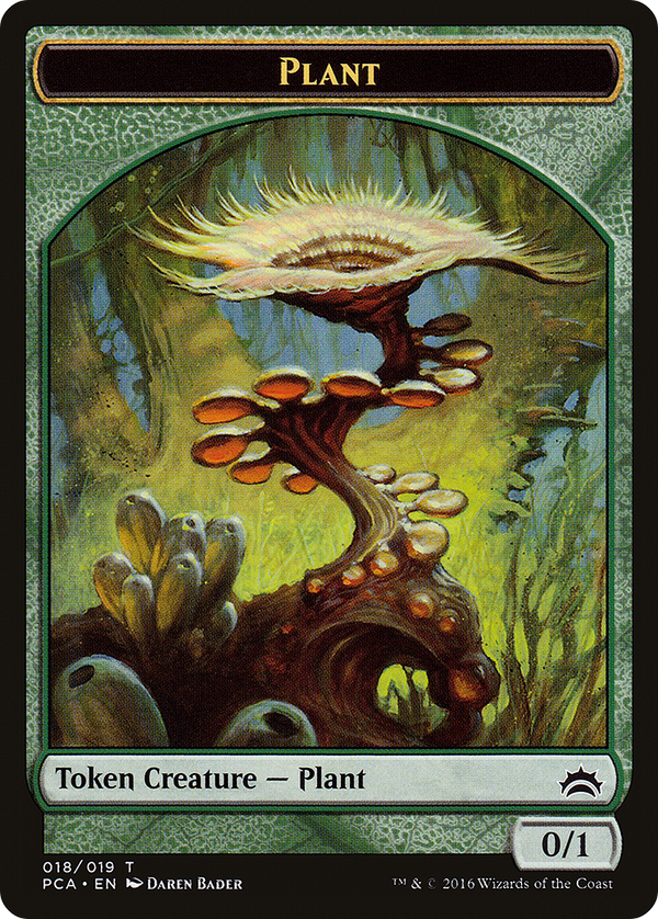 Plant // Ooze Double-sided Token (PCA-18 // 16) - Planechase Anthology Tokens