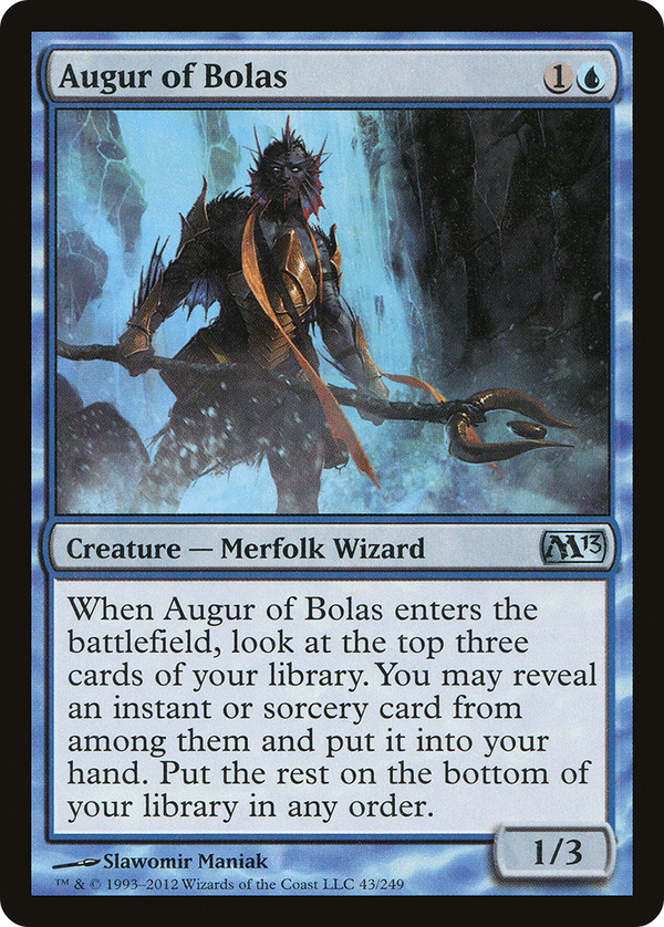 Augur of Bolas (M13-043) - Magic 2013
