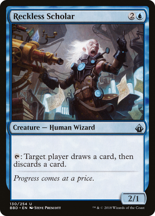 Reckless Scholar (BBD-130) - Battlebond Foil