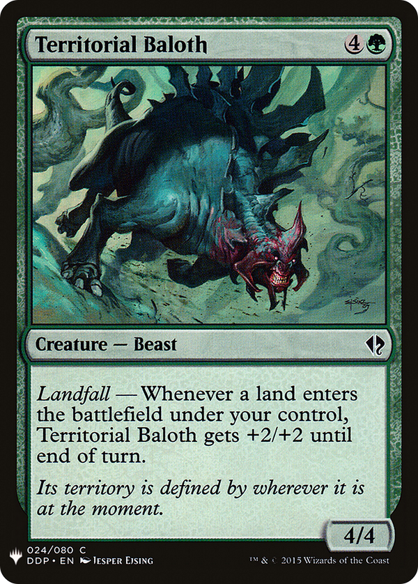 Territorial Baloth (LIST-024) - The List