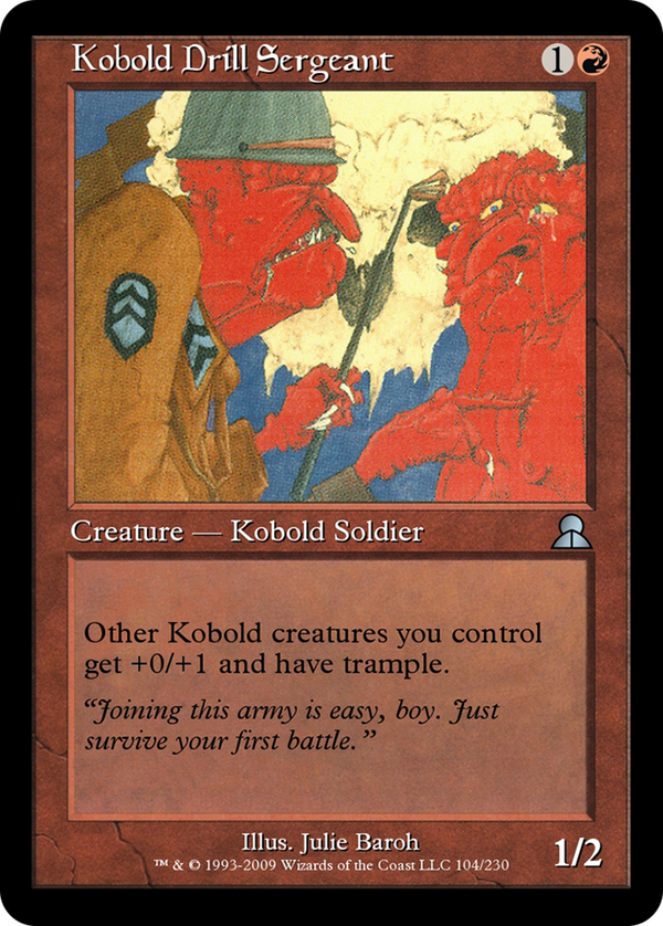 Kobold Drill Sergeant (ME3-104) - Masters Edition III Foil