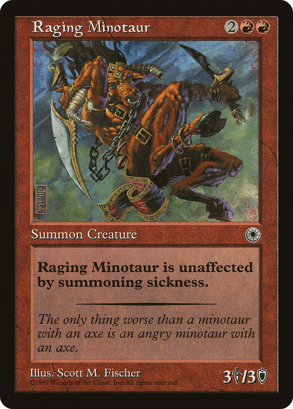 Raging Minotaur (POR-) - Portal