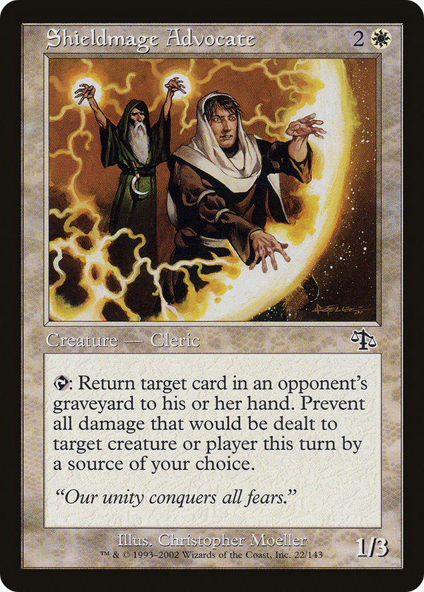 Shieldmage Advocate (JUD-022) - Judgment