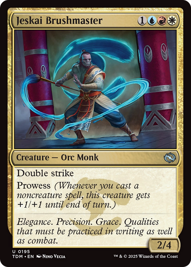 Jeskai Brushmaster (TDM-195) - Tarkir: Dragonstorm