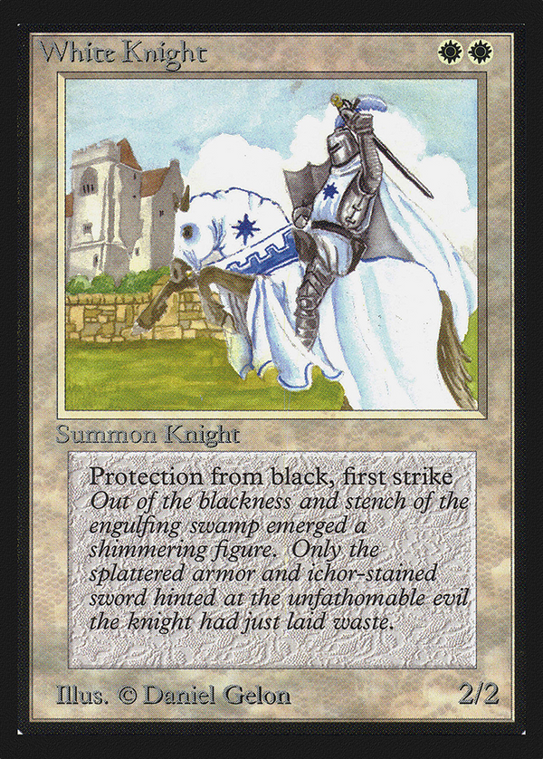 White Knight (IE) (IED-) - Intl. Collectors' Edition