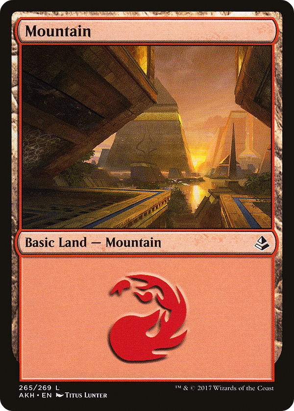 Mountain (265) (AKH-265) - Amonkhet Foil