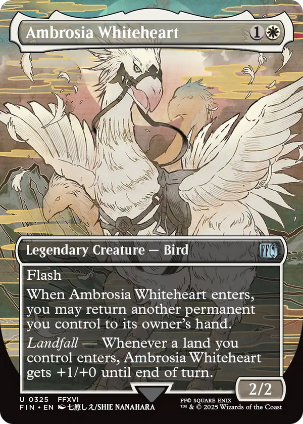 Ambrosia Whiteheart (Borderless) (FIN-325) - FINAL FANTASY