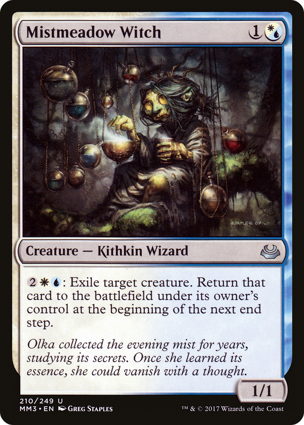 Mistmeadow Witch (MM3-210) - Modern Masters 2017 Foil
