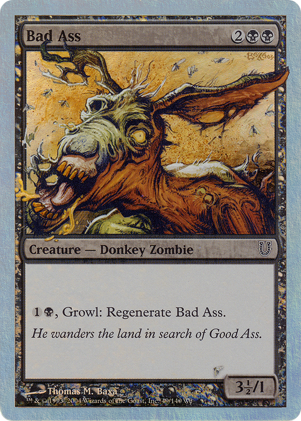 Bad Ass (Alternate Foil) (UNH-049) - Unhinged Foil