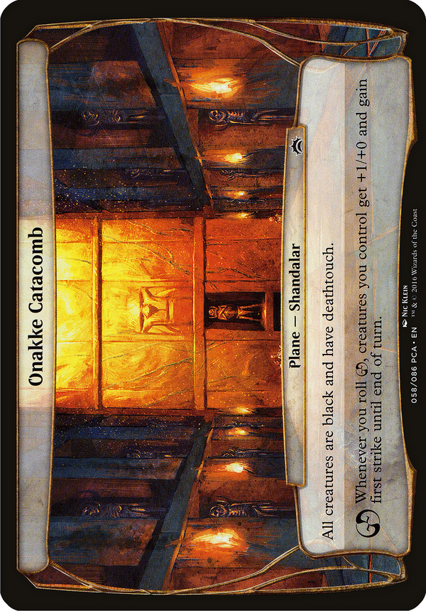 Onakke Catacomb (Planechase Anthology) (OVER-058) - Planechase Anthology Planes
