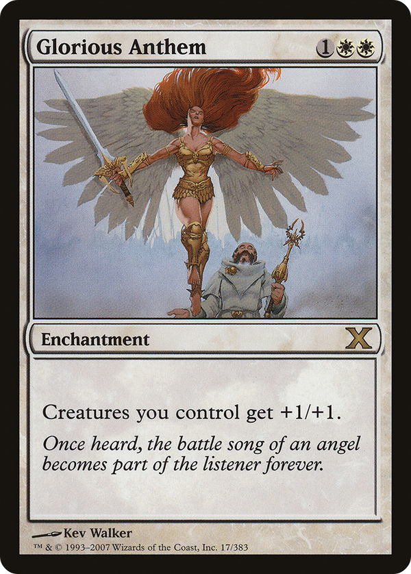 Glorious Anthem (10E-017) - Tenth Edition Foil