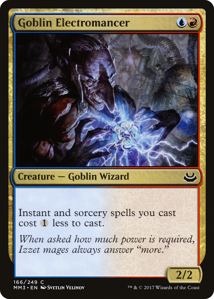 Goblin Electromancer (MM3-166) - Modern Masters 2017 Foil