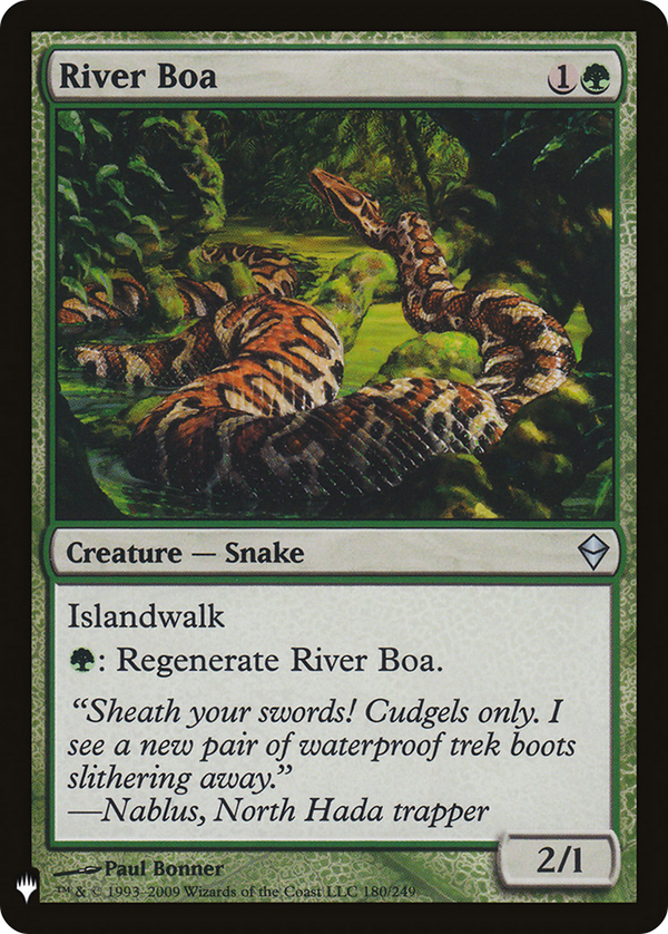 River Boa (LIST-180) - The List