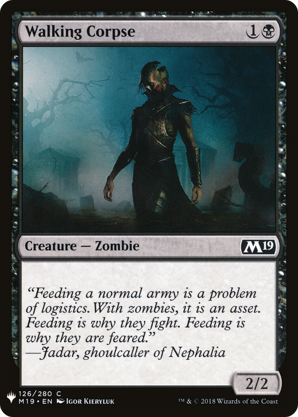 Walking Corpse (LIST-126) - The List