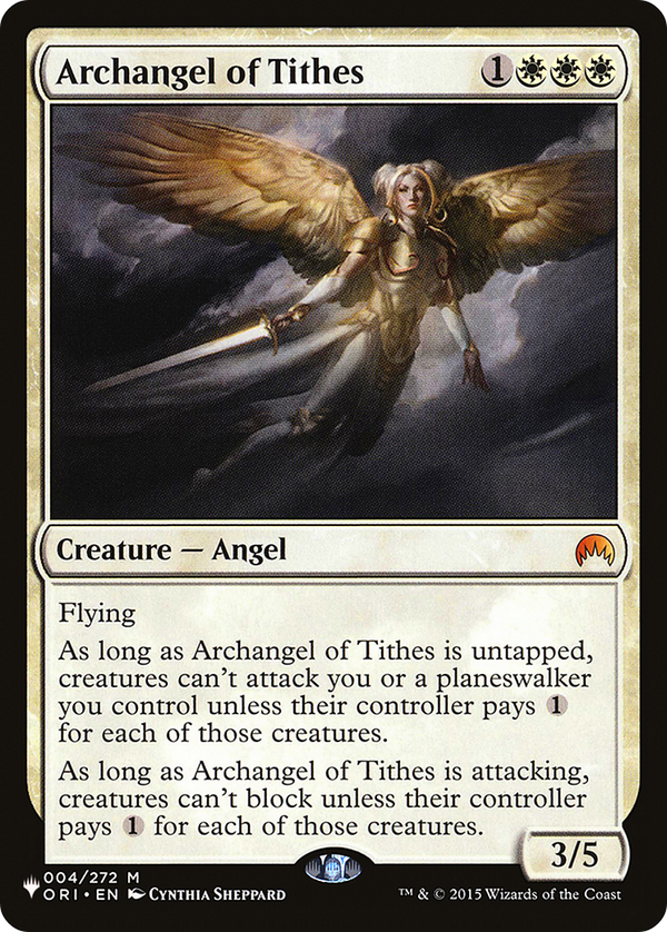 Archangel of Tithes (LIST-004) - The List Foil