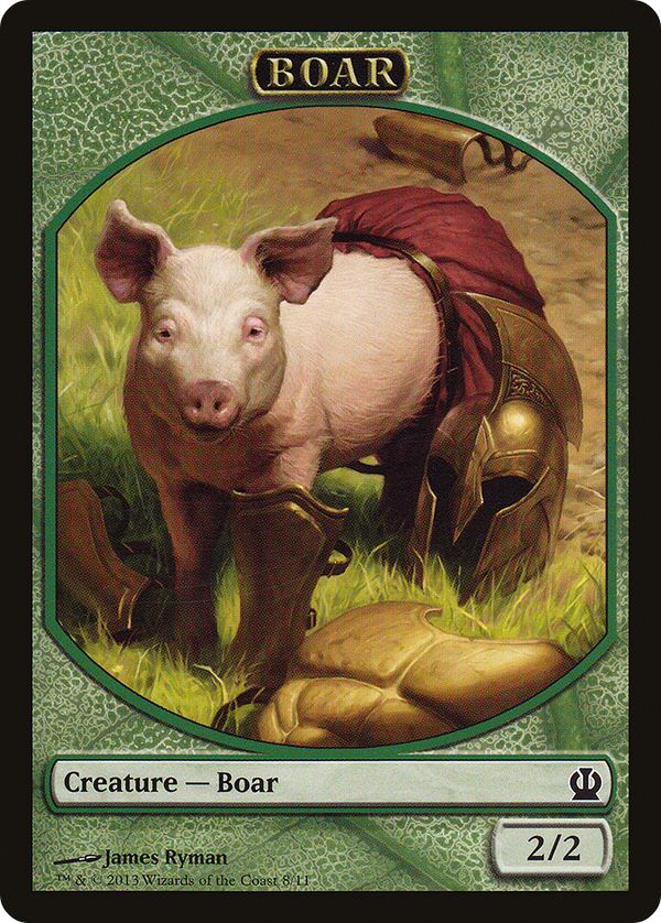 Boar Token (THS-008) - Theros Tokens