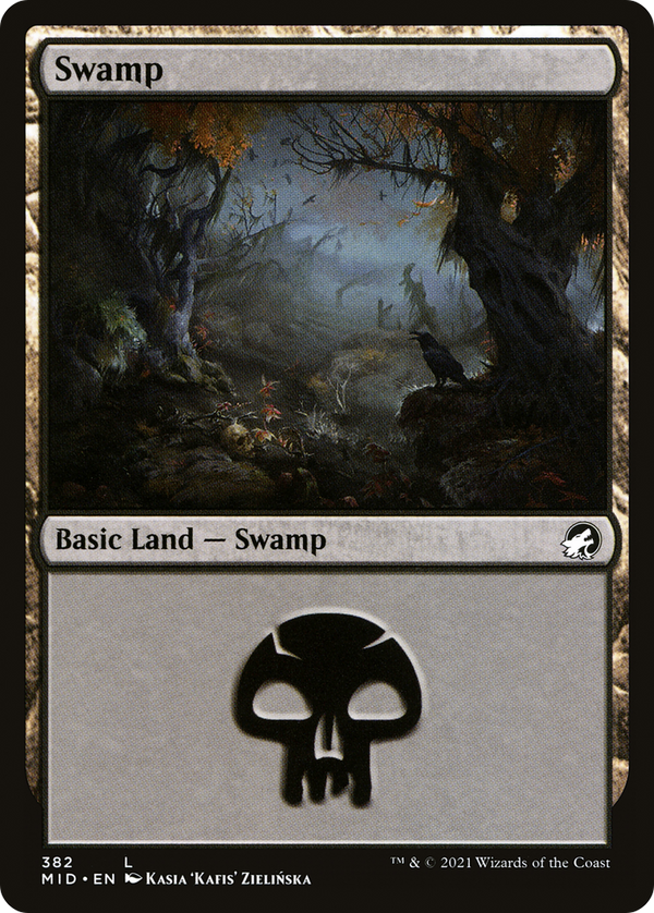 Swamp (382) (MID-382) - Innistrad: Midnight Hunt