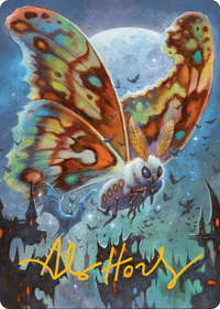 Luminous Broodmoth // Luminous Broodmoth (ABLB-048) - Bloomburrow Art Series (Borderless) Foil