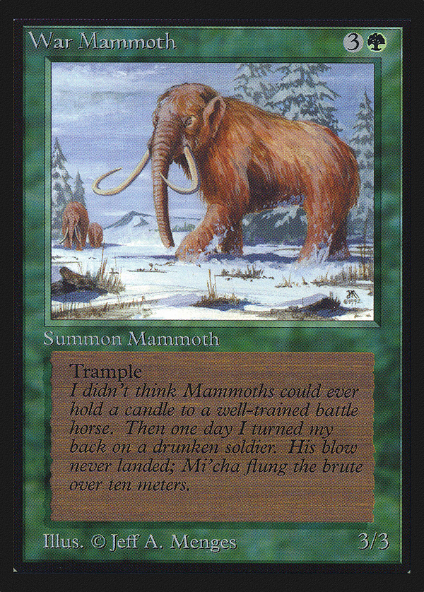War Mammoth (CE) (CED-) - Collectors' Edition