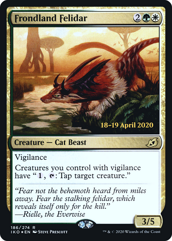 Frondland Felidar (PRE-186) - Ikoria: Lair of Behemoths Promos Foil