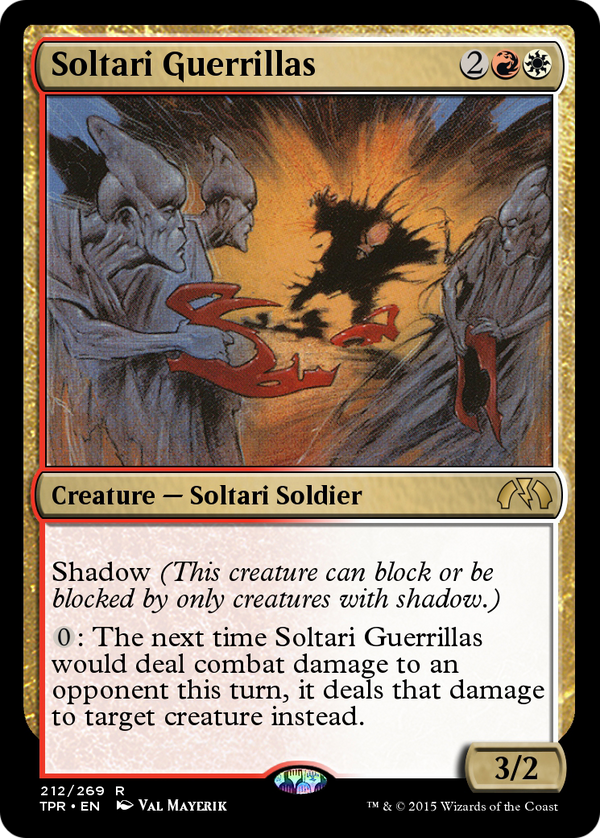 Soltari Guerrillas (TPR-212) - Tempest Remastered Foil