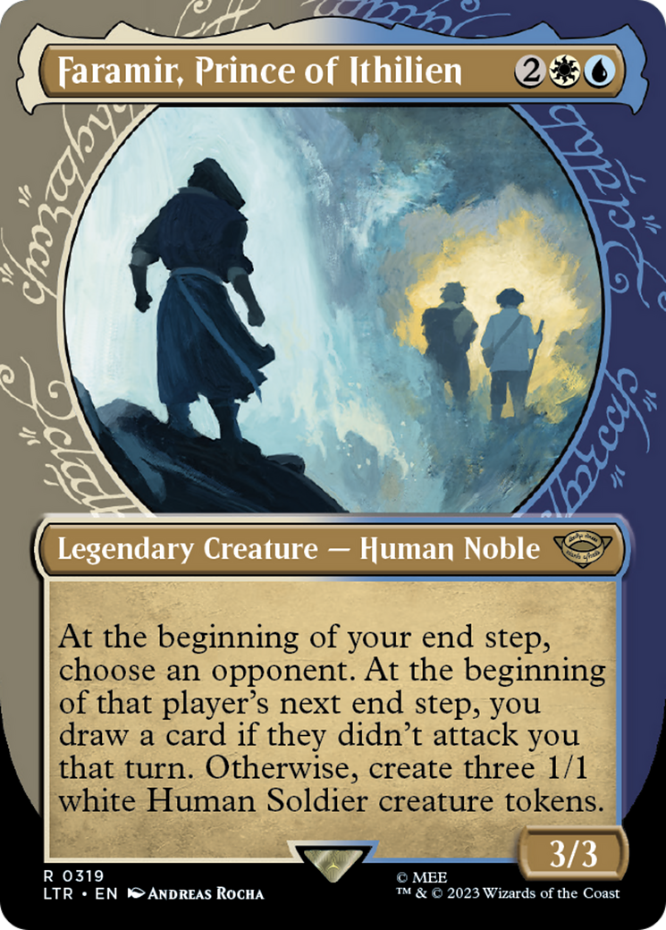 Faramir, Prince of Ithilien (Showcase) (LTR-319) - The Lord of the Rings: Tales of Middle-earth: (Showcase) (Borderless) Foil