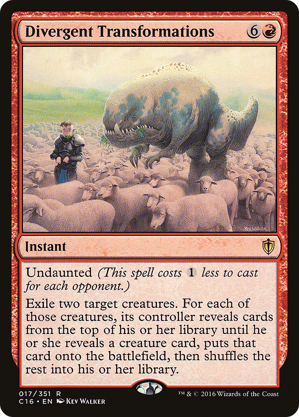 Divergent Transformations (C16-017) - Commander 2016