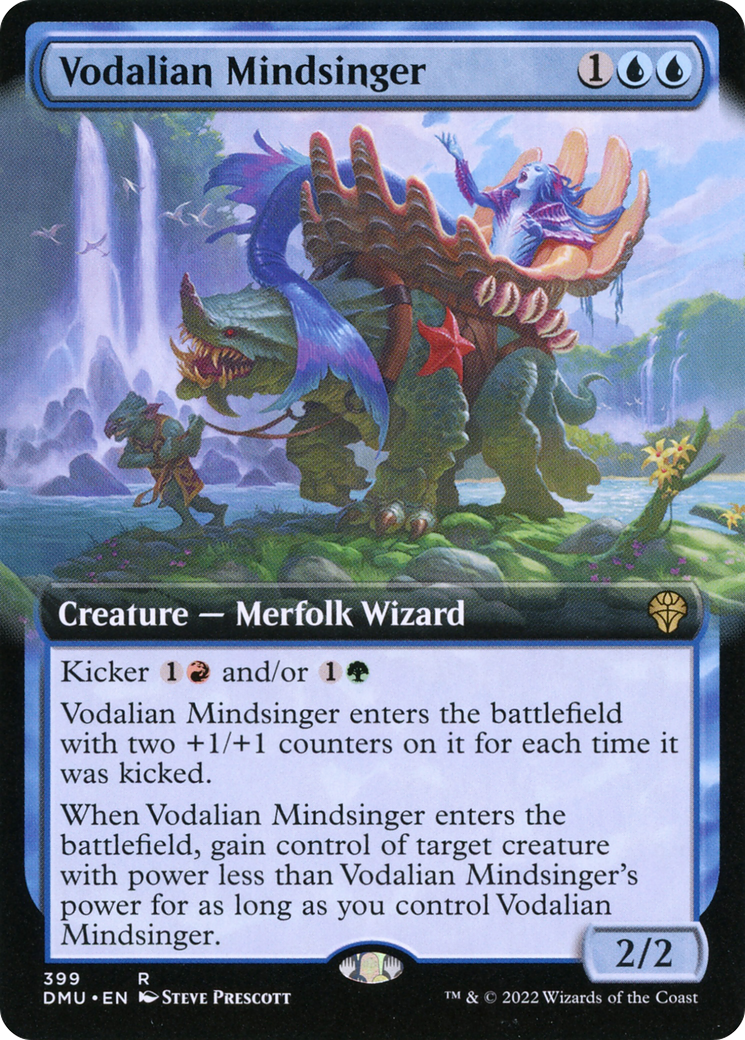 Vodalian Mindsinger (Extended Art) (DMU-399) - Dominaria United: (Extended Art) Foil