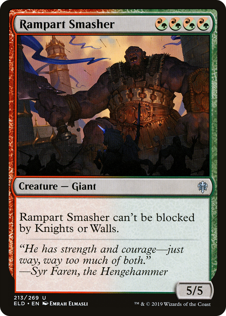 Rampart Smasher (ELD-213) - Throne of Eldraine