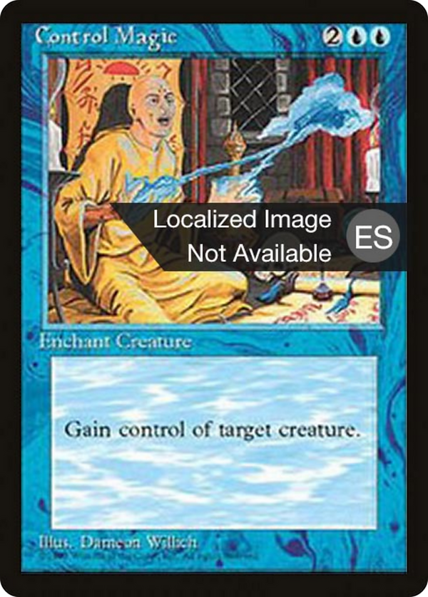 Control Magic (4BB-) - Fourth Edition Foreign Black Border