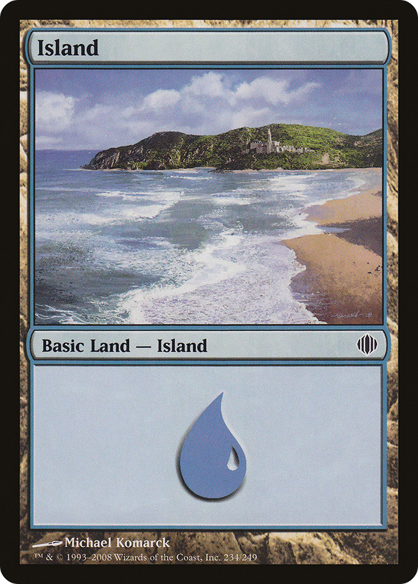 Island (234) (ALA-234) - Shards of Alara Foil